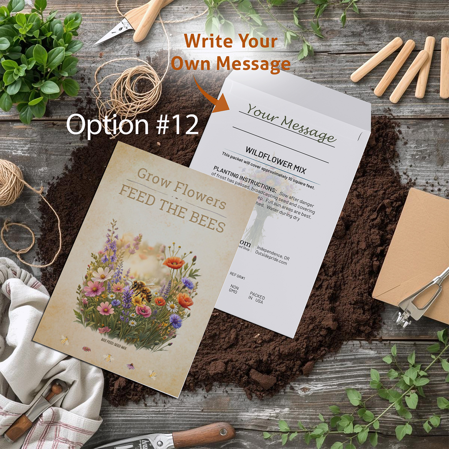 Earth Day Seed Packet Favor Option 12