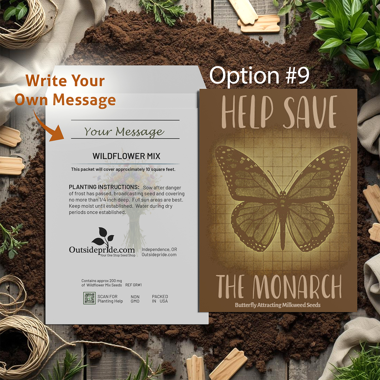 Earth Day Seed Packet Favor Option 9