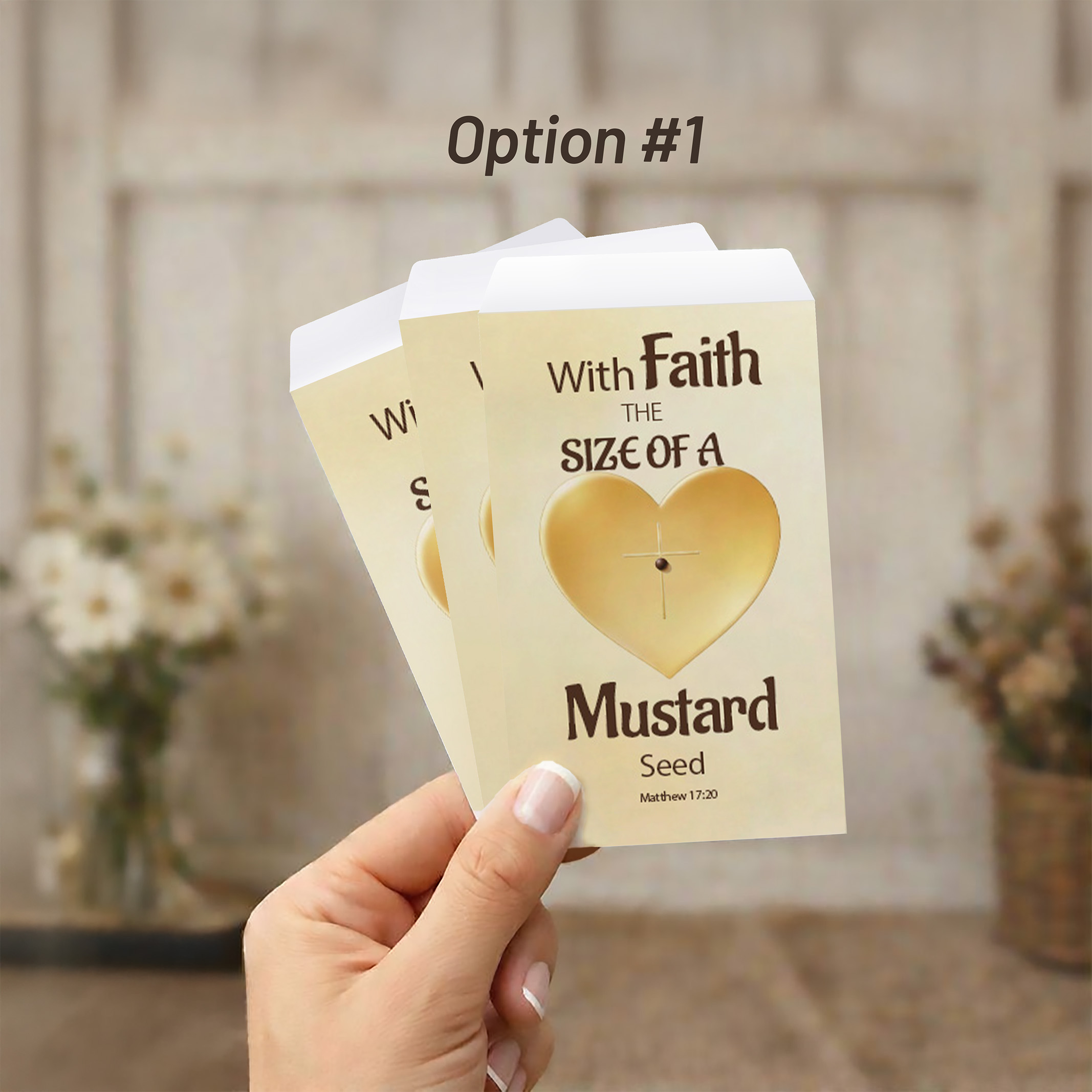 Faith Based Seed Packet Favor Option 1