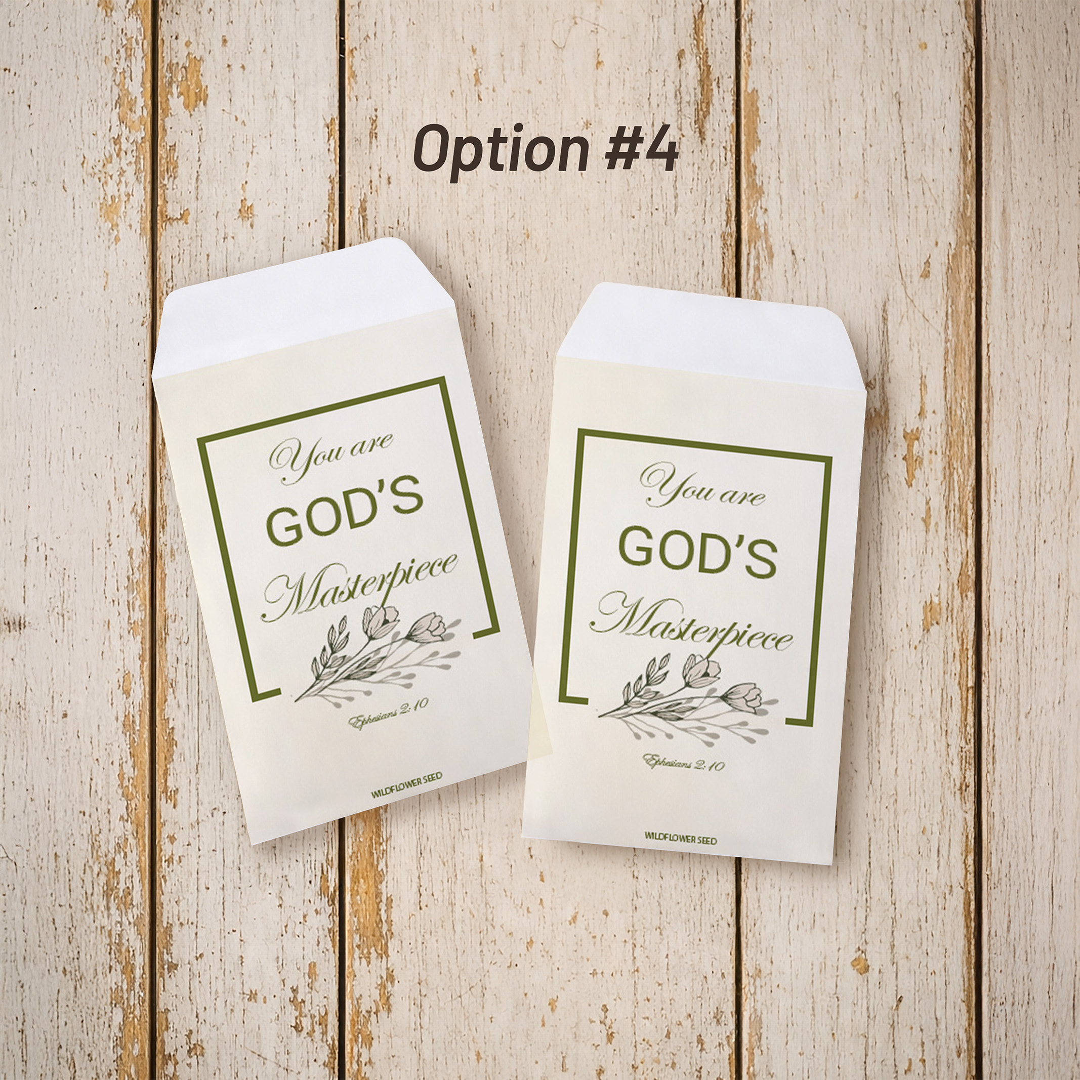 Faith Based Seed Packet Favor Option 4