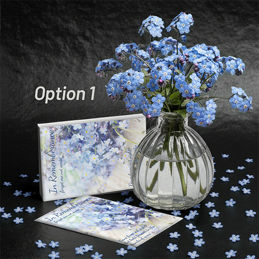 Memorial or Funeral Seed Packet Favor Option 1