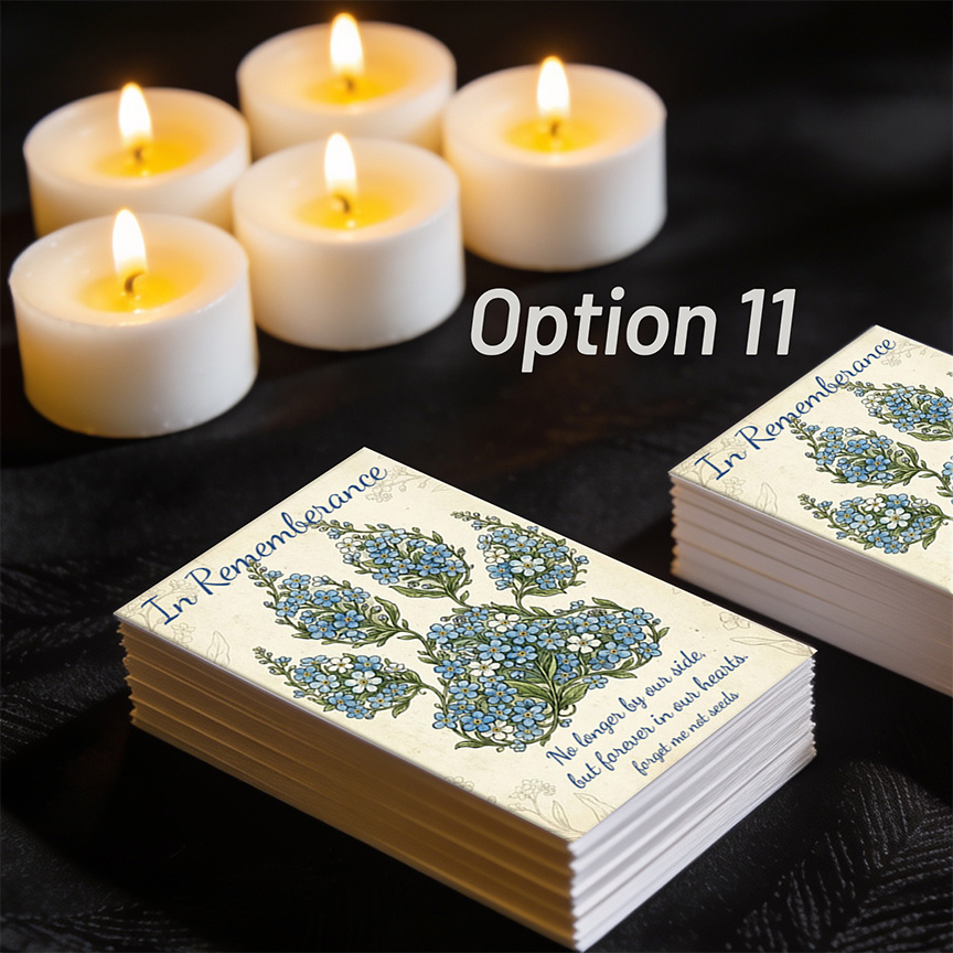 Memorial or Funeral Seed Packet Favor Option 11