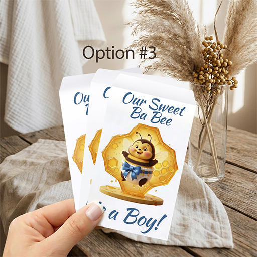 Baby Shower Seed Packet Favor Option 3