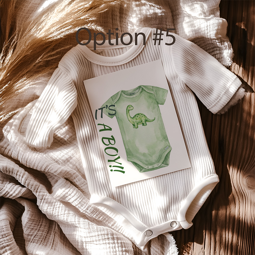 Baby Shower Seed Packet Favor Option 5