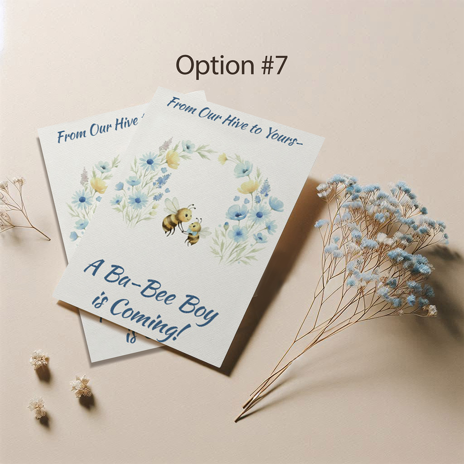 Baby Shower Seed Packet Favor Option 7