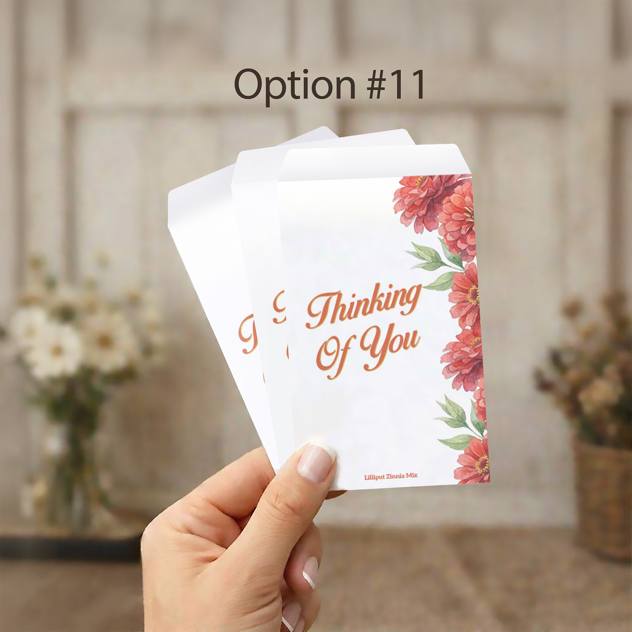 Thank You Seed Packet Favor Option 11