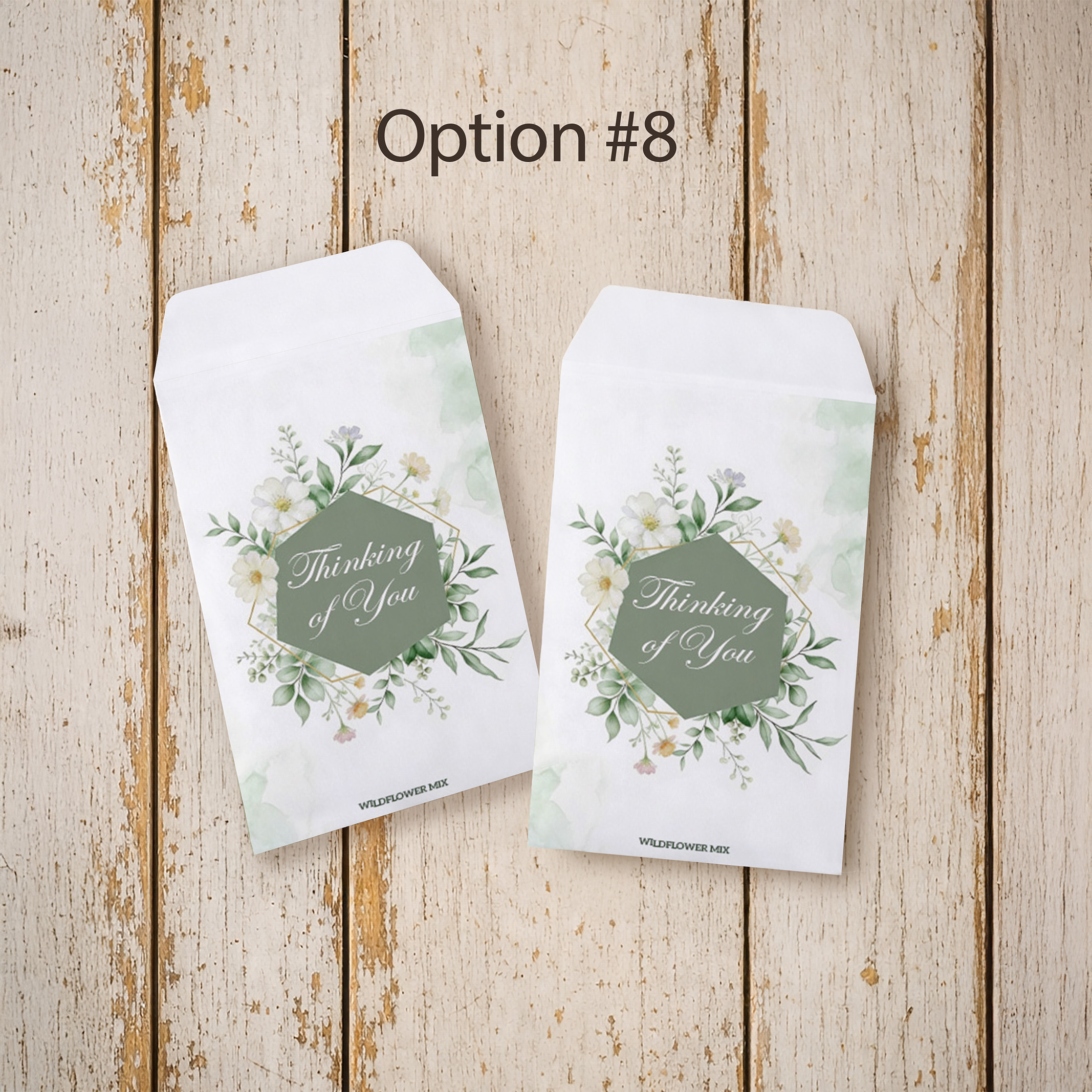 Thank You Seed Packet Favor Option 8