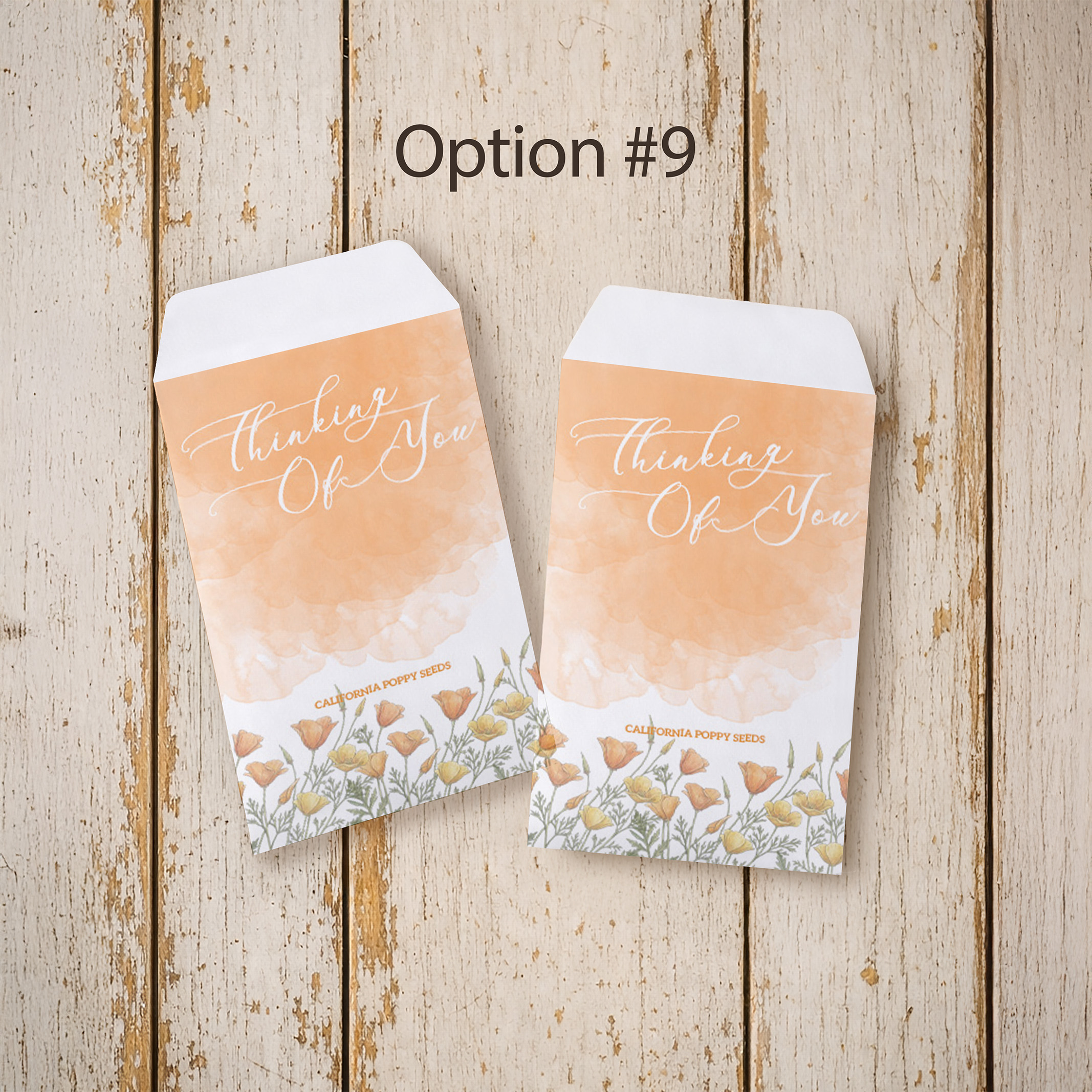 Thank You Seed Packet Favor Option 9