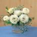 Lisianthus White Cutflowers Vase