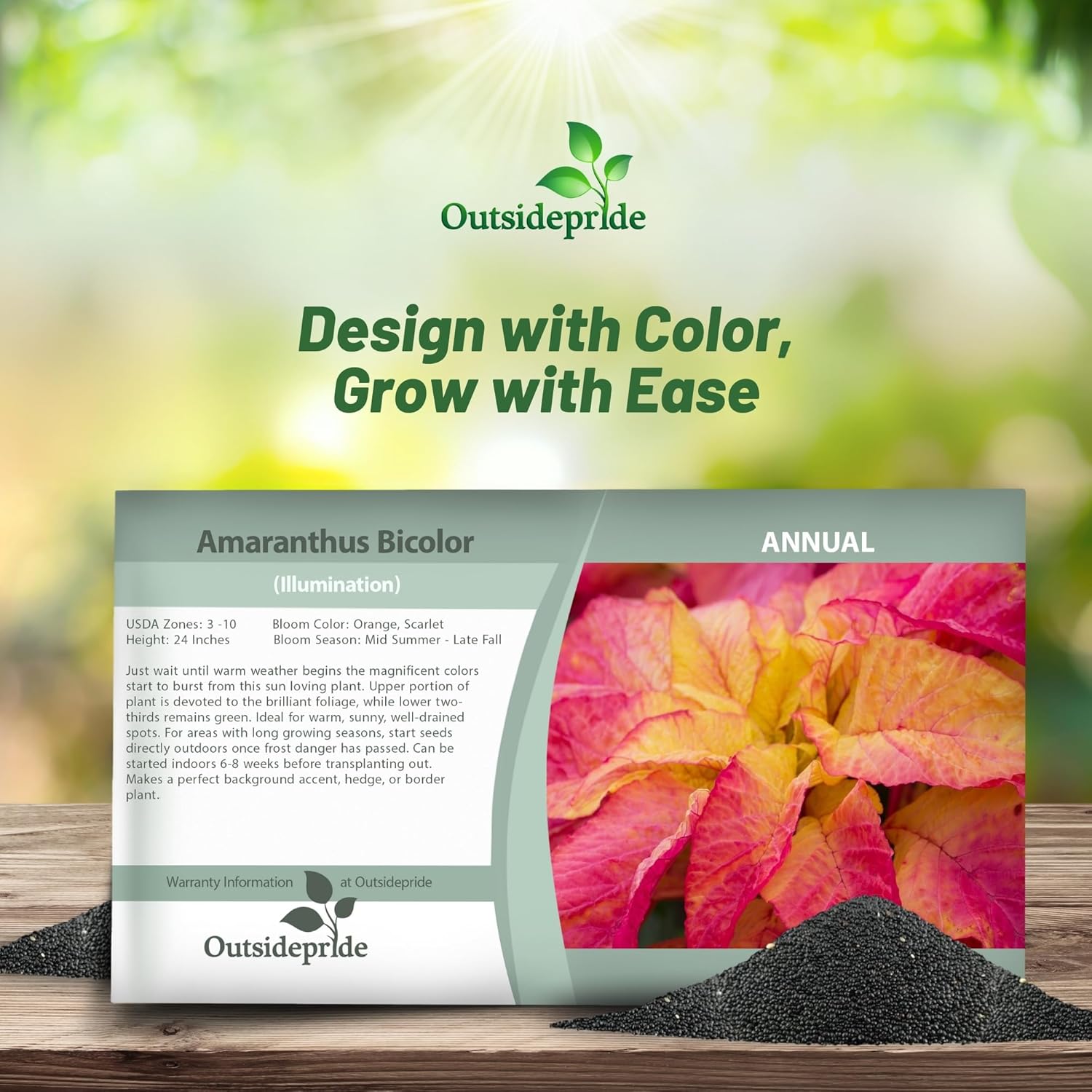 Amaranthus Illumination Seed Packet