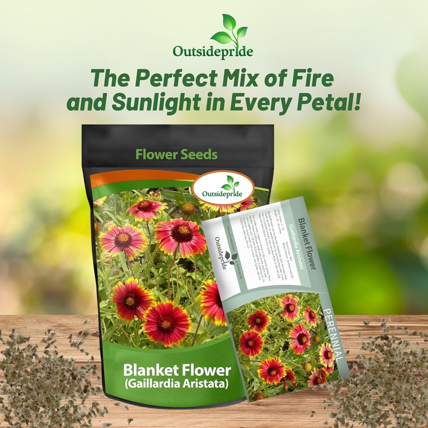 Blanket Flower Wildflower Seed Packet