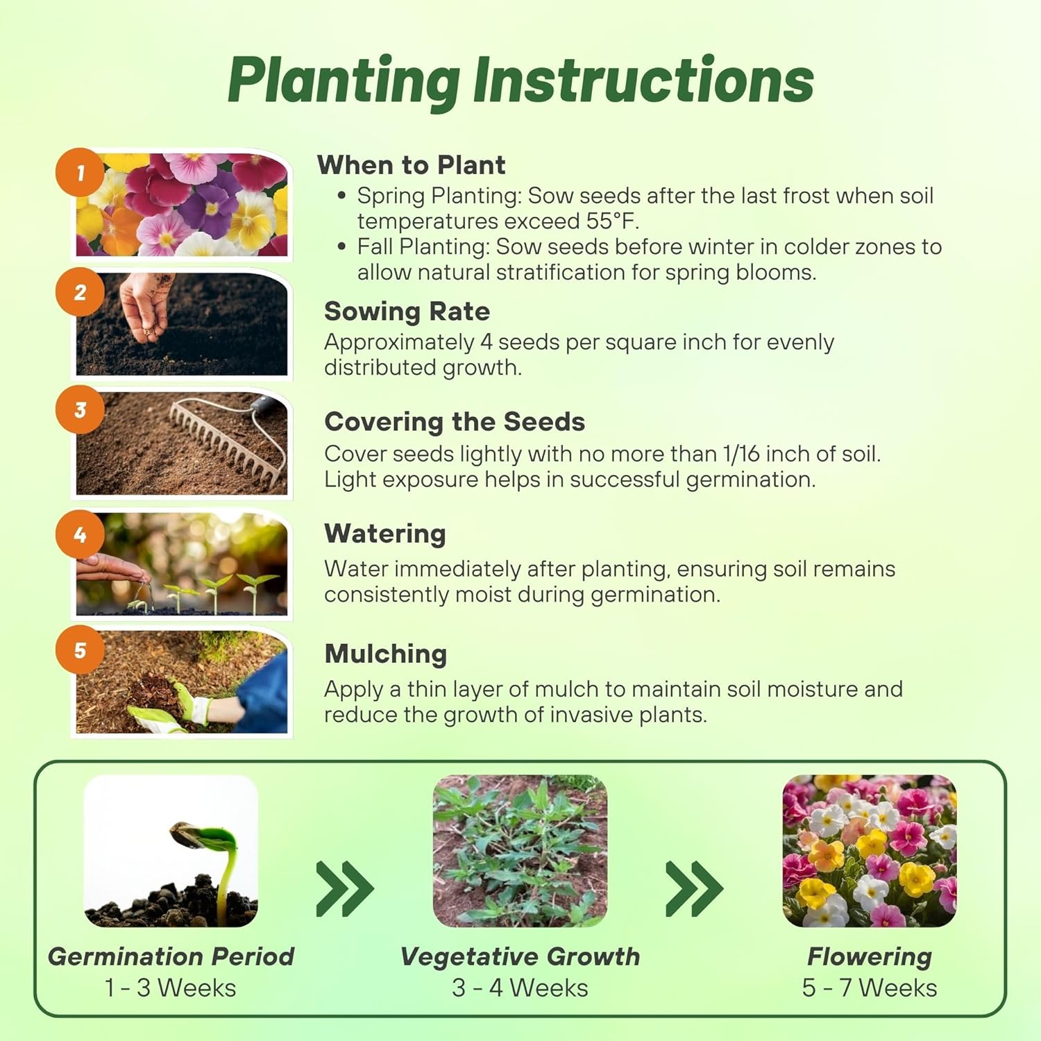 Common Primrose Bicolor Mix Directions
