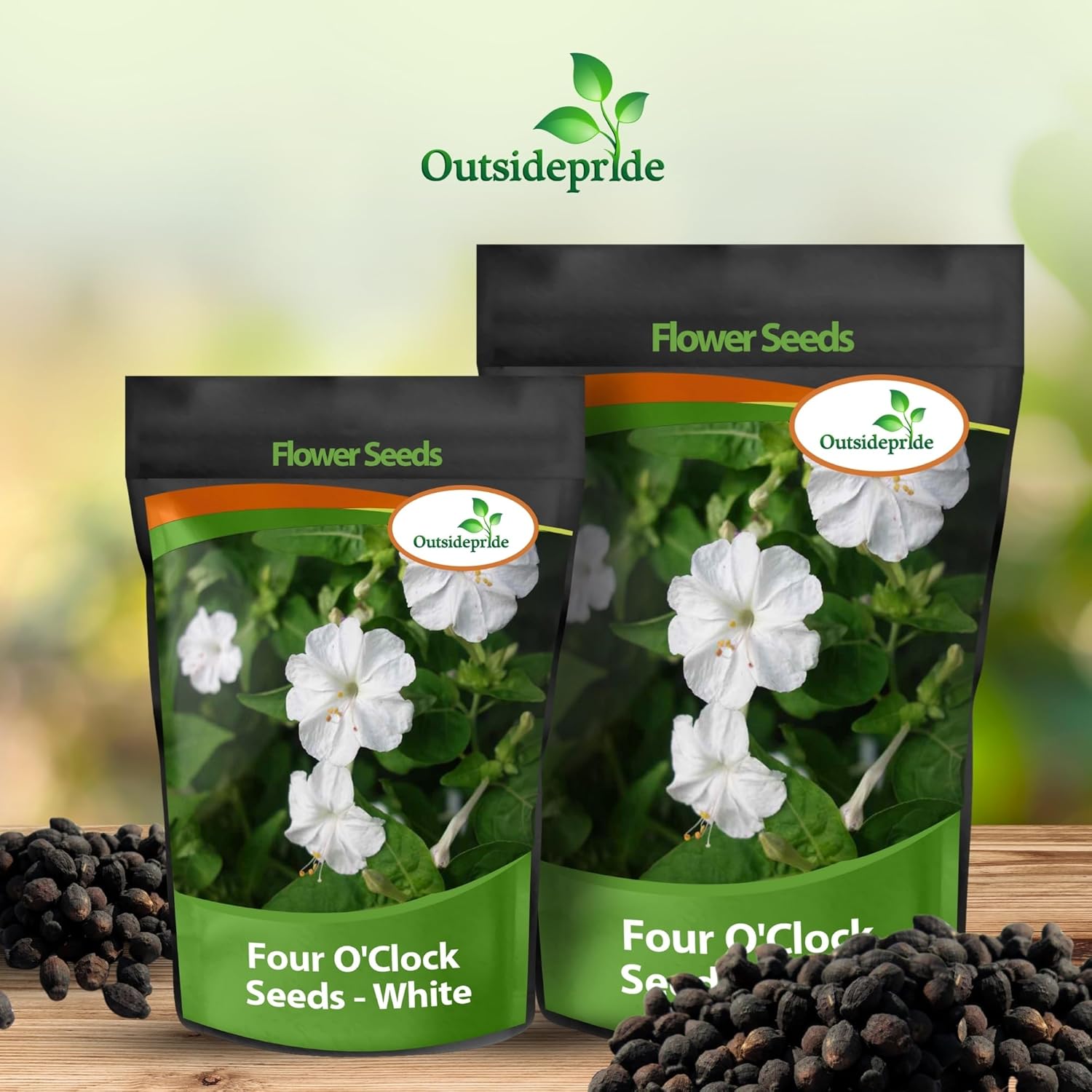 Four O'clock White Seed Bag