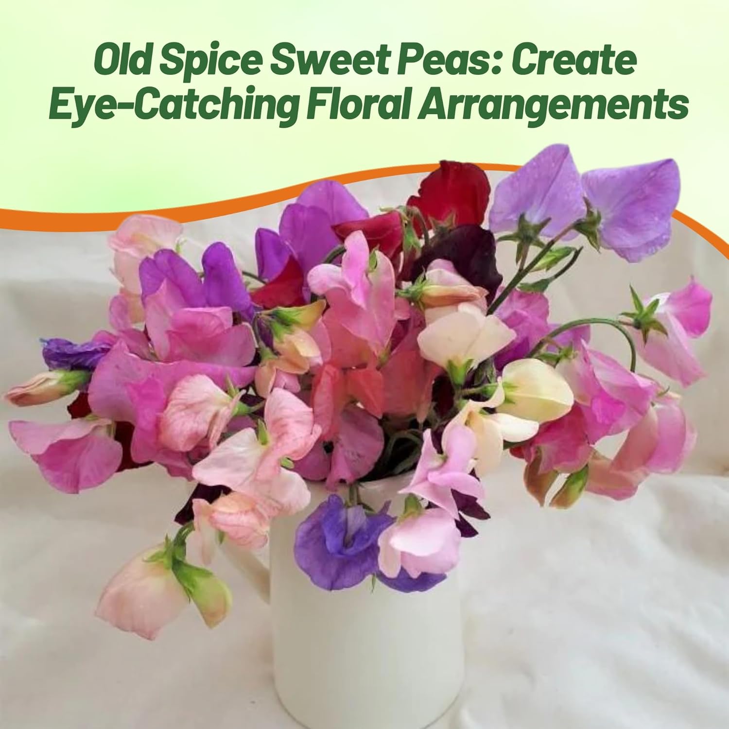 Sweet Pea Old Spice Mix Flower Bouquet