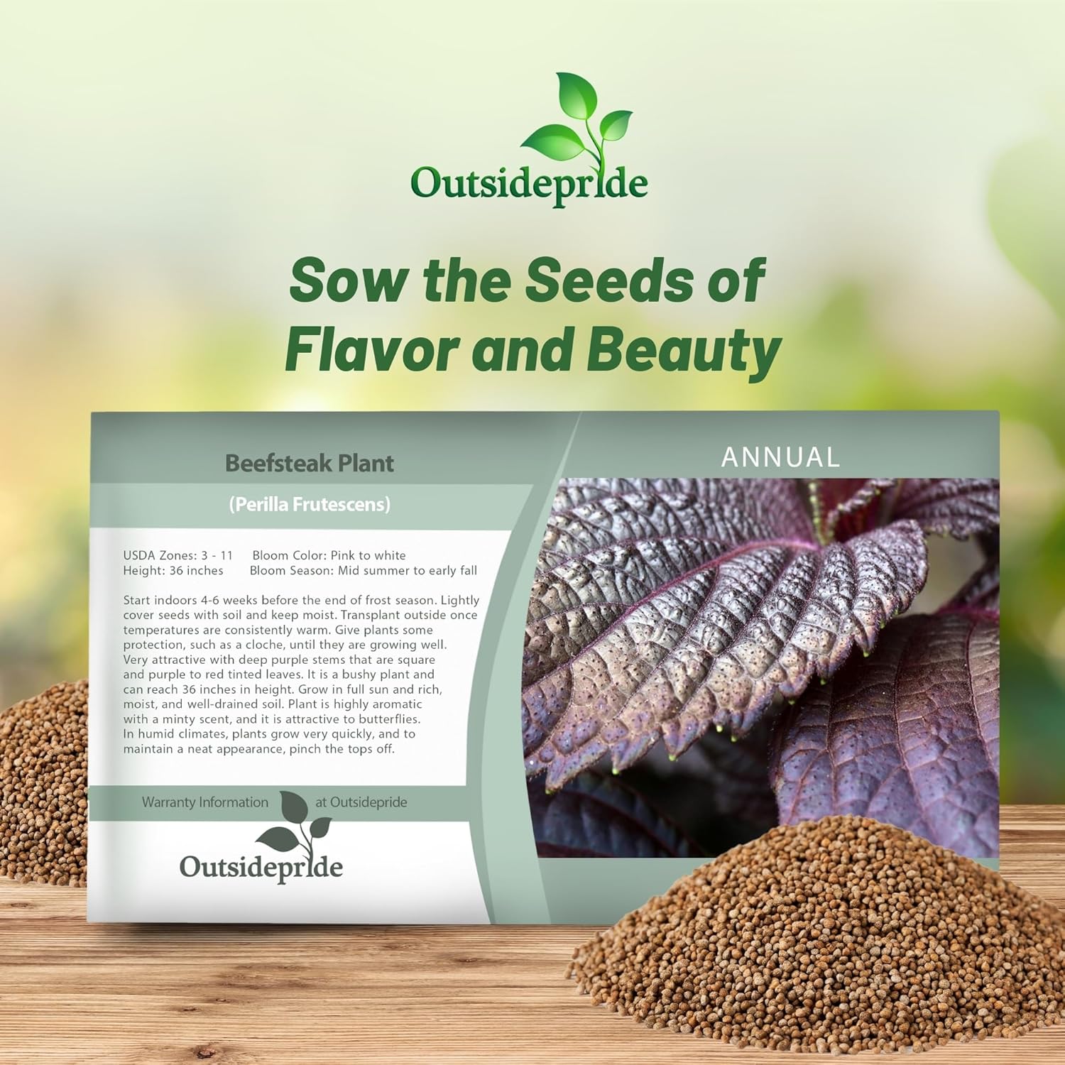 Perilla Herb Seed Packet