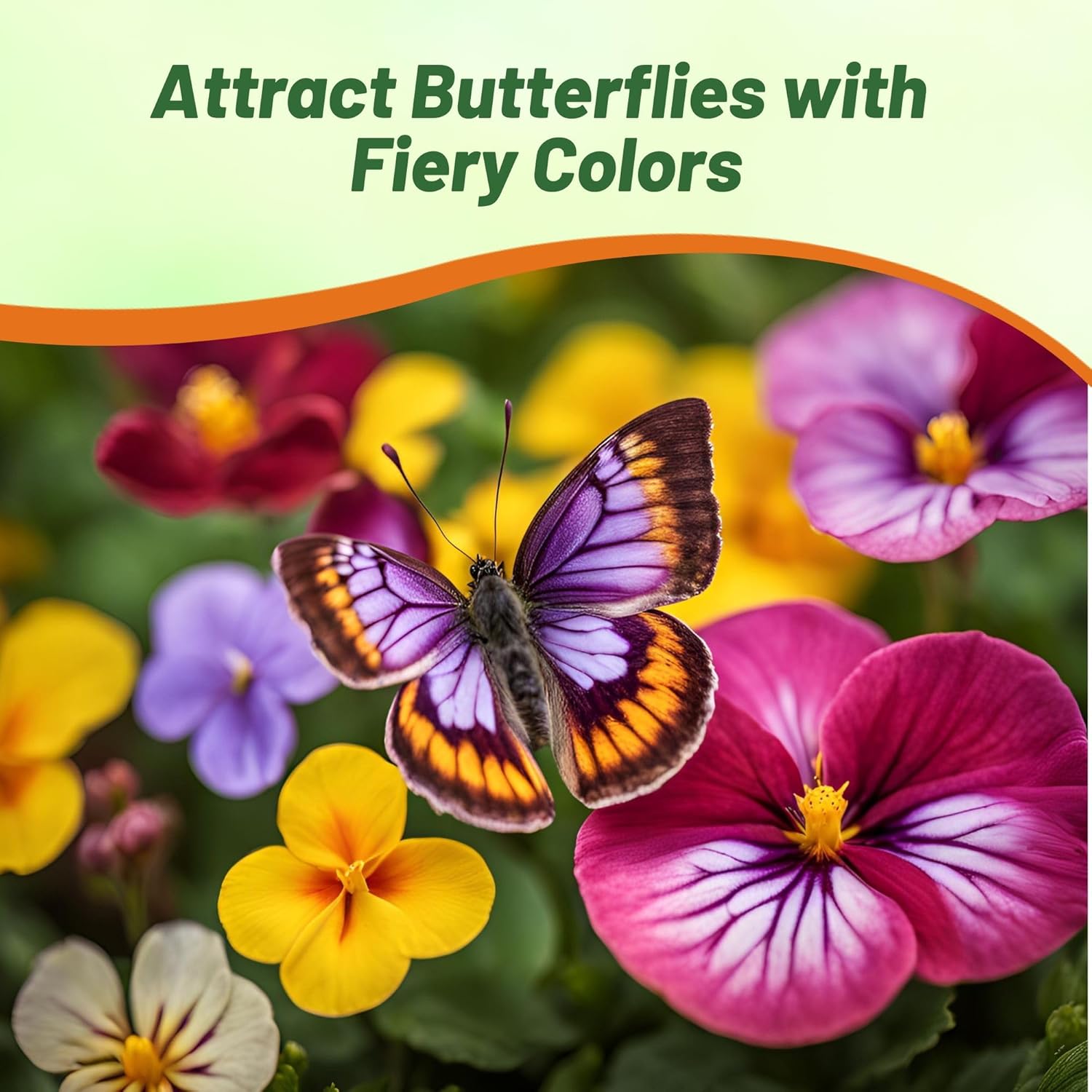 Viola Fire Shades Flower Garden