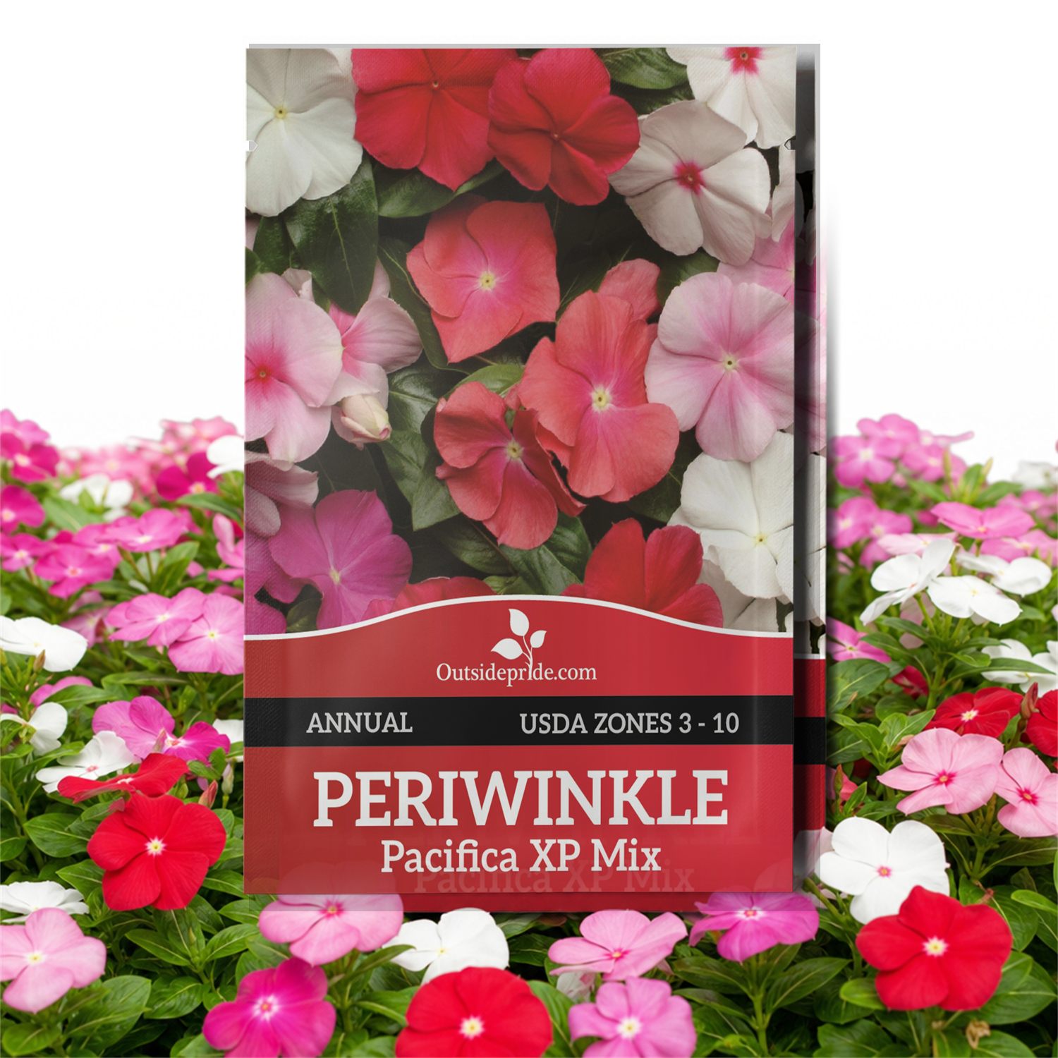 Vinca Cora Cascade Seed Packet