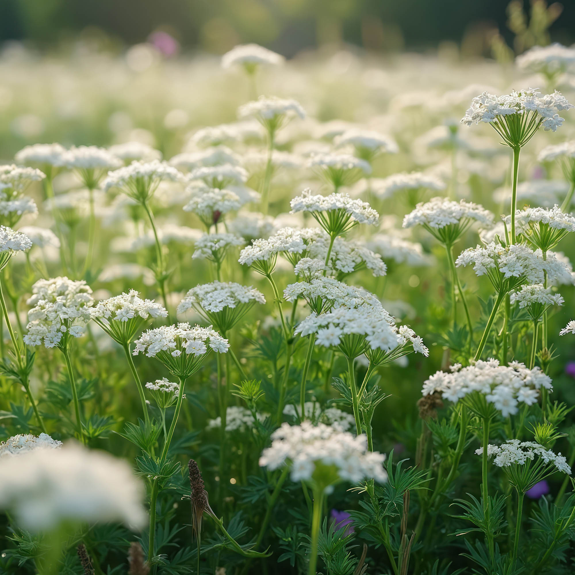 White Yarrow Field